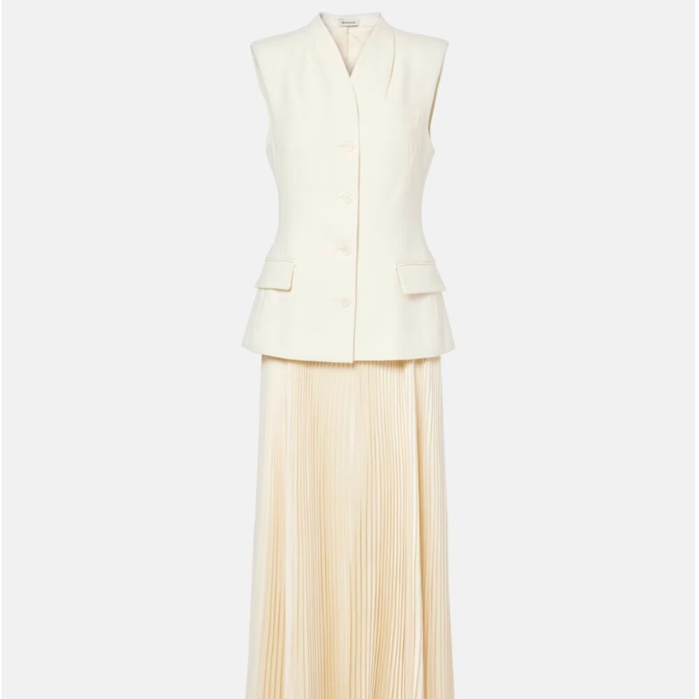 Georgina Sleeveless Vest Midi Dress SIMKHAI - 0